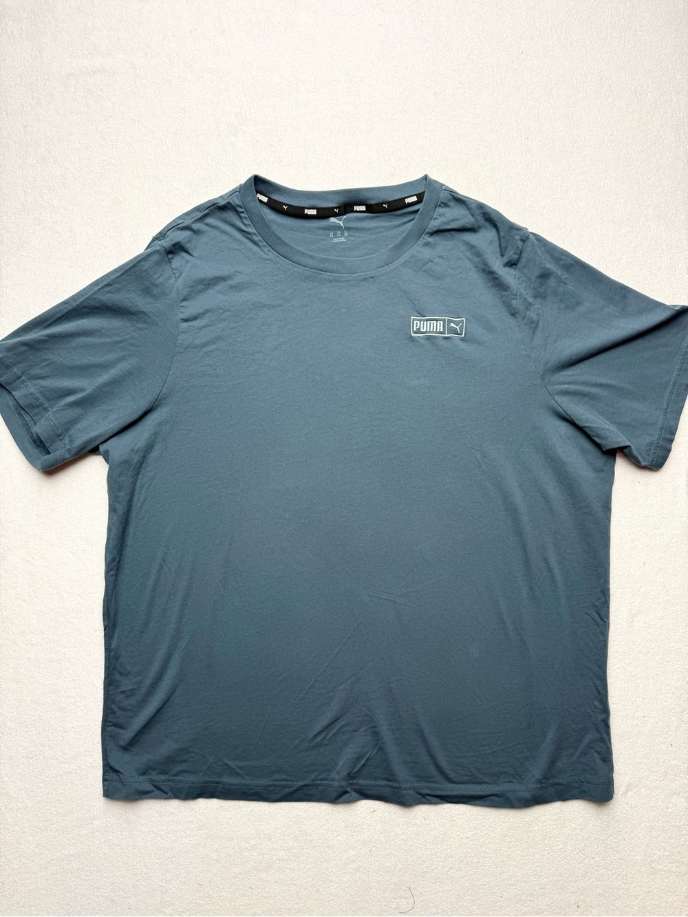 Puma Men’s Short Sleeve Tee in Slate Blue-Grey